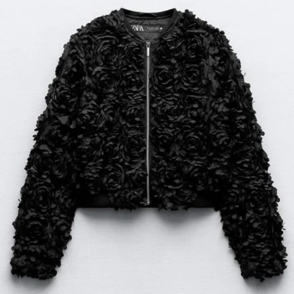 Zara | Jackets & Coats | Zara Structured Fabric Jacket | Poshmark